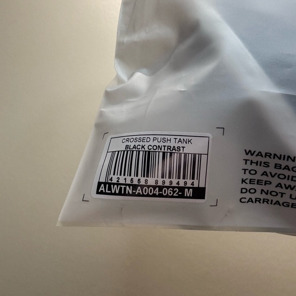 Alphalete Black and White Sports Bra - Picture 6 of 6